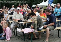 Viele Besucher auch auf dem Vereinsgelände.