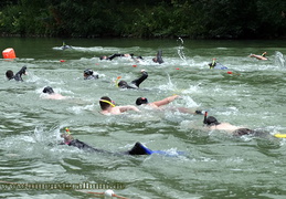 Das Schwimmerfeld geht auf die Reise.
