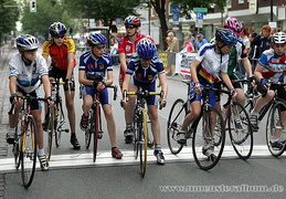 Die U15-Fahrer am Start.