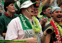 Geile Stimmung schon vor dem Spiel.