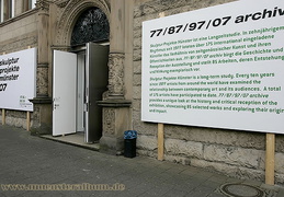 Skulptur Projekte 2007 - auch mit Hinweis auf die früheren Projekte.