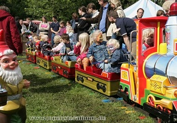 Für die ganz Kleinen: die Kindereisenbahn.