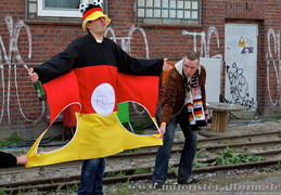 Die lebende Torwand