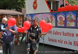 Karnevalsprunkwagen der KG Hiltrup.