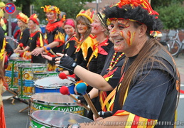 Spaß auch bei den Musikern