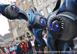 Komische Vögel am Prinzipalmarkt.