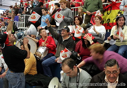 Einheizer der spanischen Fans.