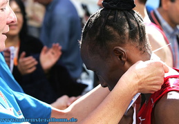 Eine Abkühlung, die dankbar angenommen wurde.