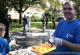 Die Canarinhos am Prinzipalmarkt.