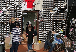 Coole Skaterklamotten en masse.