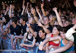 Super Stimmung bei den Fans.