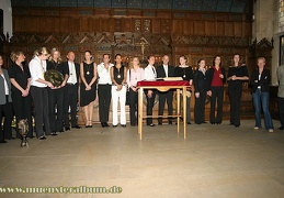 Die Deutschen Meister 2004 im Friedenssaal des Rathauses.