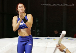 Freude bei der amtierenden Deutschen Meisterin Carolin Hingst.