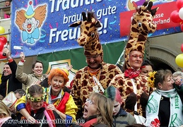 'Großwild' auf der Rathaustribüne.
