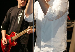 Sänger Guido Ries, Gitarrist Nico Henze.