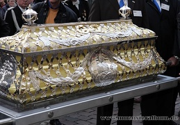 Die Reliquien des heiligen Liudger ruhen im 220 Jahre alten, silberbeschlagenen Schrein.