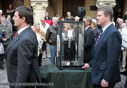 Das Ludgerus-Licht, welches wenige Tage vor dem Schrein in Münster eintraf.