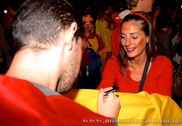 EM-Party im Ludgerikreisel