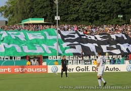 Vor dem Anpfiff zur 2. Halbzeit