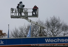 Bei nur 5 Grad kein toller Arbeitsplatz