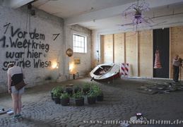 Eine Kunstausstellung kurz vor dem Abriss