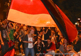 WM-Party im Ludgerikreisel