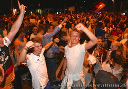 WM-Party im Ludgerikreisel