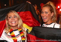WM-Party im Ludgerikreisel
