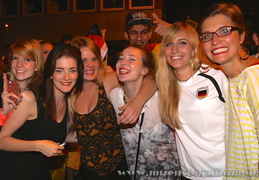WM-Party im Ludgerikreisel