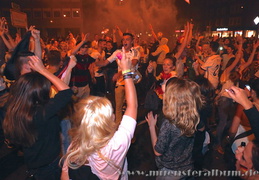 WM-Party im Ludgerikreisel