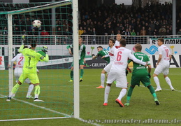 Und der Ball zappelt im Netz des Gästetors
