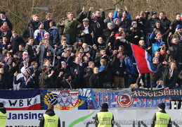 Jubel bei den mitgereisten Kieler Fans